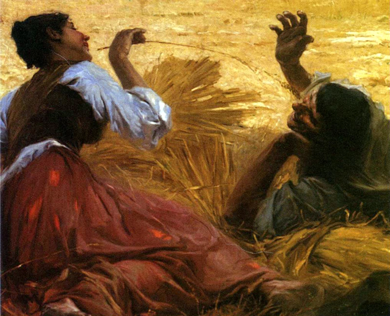 Solletico, 1904 - Museu Nacional de Belas Artes, Rio de Janeiro, dettaglio